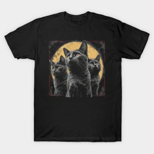 Cute Ninja Cats T-Shirt